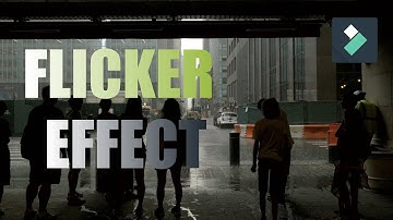 FLICKER EFFECT IN WONDERSHARE FILMORA | FREE EFFECT