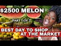 JAMAICAN FOOD MARKET SHOPPING SPREE | $2500 MELON | Part 1