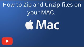 how to zip and unzip (open) files on your mac.
