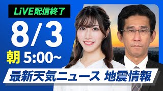 ウェザーニュースの配信のサムネイル画像