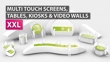 Multi Touch Screens 📺, Tables, Kiosks, Walls & Software XXL