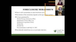 Mortgage Forbearance & Foreclosure Webinar - June 2021