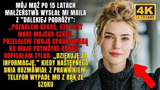 Mój mąż ukradł mój spadek podczas „podróży” z kochanką  Nie wiedział, co ja już zrobiłam