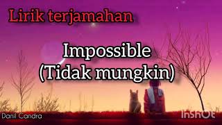 Lirik terjemahan|Impossible|[Alan Walker]