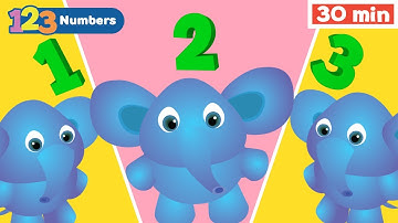Learn Numbers With Funny Animals for Toddlers | Early Learning Videos for Baby Brain Development