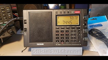 Icom IC R8500 VS Yaesu FT-450 VS Tecsun PL-990x BBC World Service Madagascar relay 7445 kHz