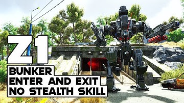 SCUM Z1 Bunker Enter & Exit | No Stealth Skill | New Mech Robots | 0.85 Update