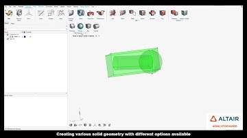 Learn HyperWorks  Interface - Geometry Solids