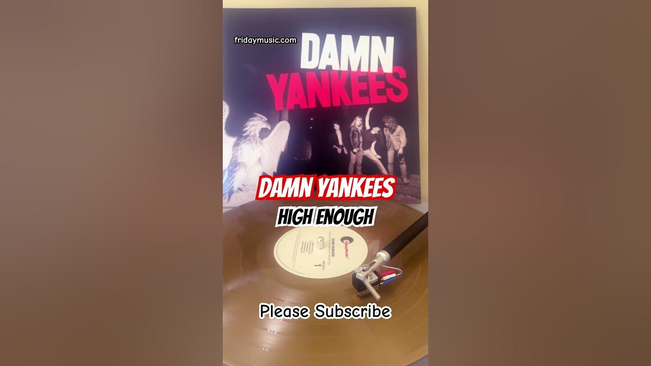 DAMN YANKEES High Enough gold vinyl #fridaymusic #damnyankees #styx #tednugent #nightranger #new