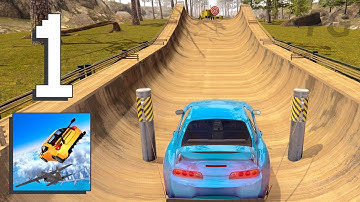 Car Jump - Mega Extreme Ramps - Gameplay Walkthrough [Android, iOS Game]