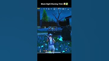 Block Sight Warning Tips And Tricks 🤯✅ #pubgmnextstarprogram#pubgmobile #pubgmobilec9s26