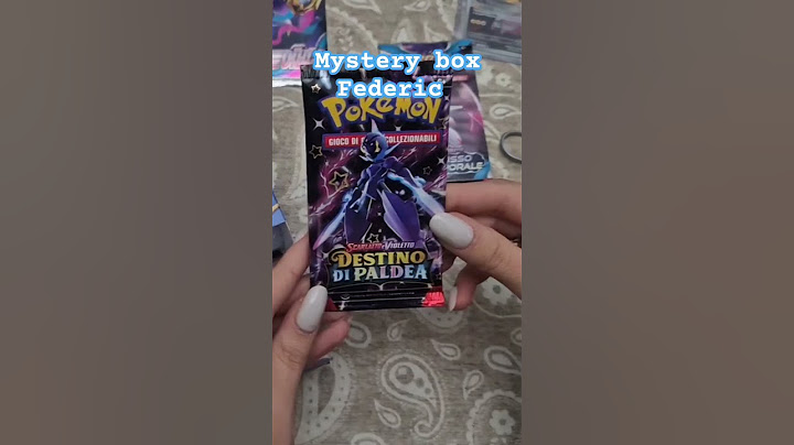 Apriamo la Mystery Box Pokemon di Federic #pokemon #pokemoncards #federic #shorts  #vintage #reels