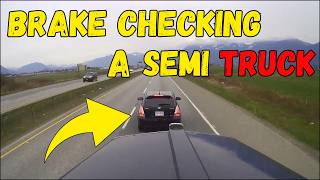 Celebrity IDIOT BRAKE CHECKED AN 18-WHEELER SEMI TRUCK AND FOUND OUT Net Worth