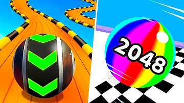 Sky rolling ball 3d | Ball Run 2048 - All Level Gameplay Android,iOS - NEW UPDATE Best Games