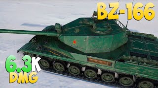 BZ-166 - 6 Фрагов 6.3K Урона - Понятный! - Мир Танков