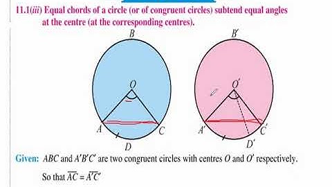 Theorem 11.3 Class 10 | theorem 3 chapter 11  Maths chapter 11 | |chord & arcs