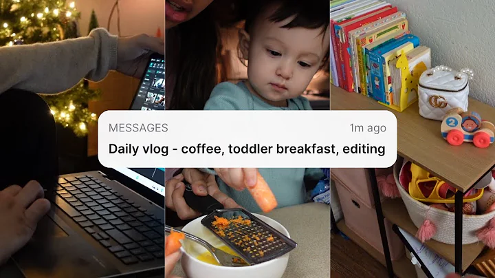 A Toddler Mom's Vlogmas🎄Day 5 ✨Realistic Morning Routine