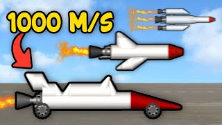 SLOWEST to FASTEST Rockets in Spaceflight Simulator screenshot 2