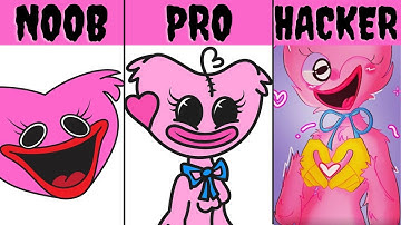 NOOB VS PRO VS HACKER KISSY MISSY Minecraft Pixel art