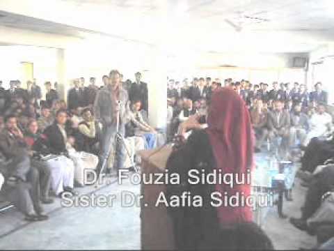 Dr. Aafia Sidiqui sister's thought provoking addre...