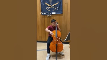 1 year cello learning progress video is up. Check out my channel for the full 20mins long!!!