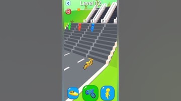 Shape- shifting Funny Race Gameplay New Hyper Casual Game Levels 12 #shorts #viral video