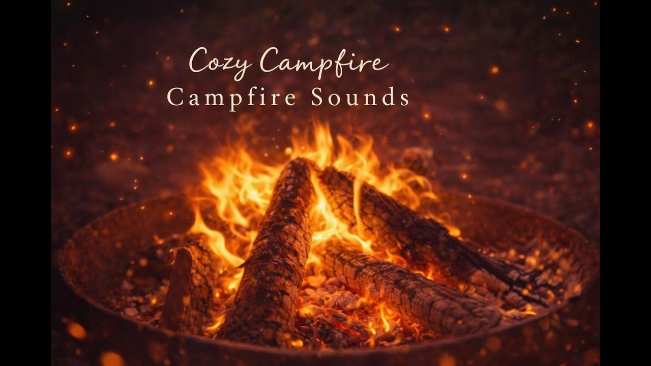 Fall Asleep in 5 Minutes  Fireplace Sounds 10 Hours | 1 Hour Fire, Black Screen After