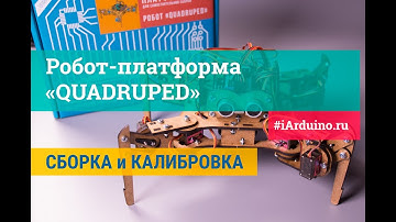 Сборка и калибровка робота-платформы «QUADRUPED» (четырехногий) для Arduino | Новинка от iarduino.ru