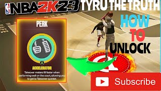 Film - BREAKING NEWS -NBA 2K23 -ACCELERATOR PERC - FASTEST WAY TO UNLOCK