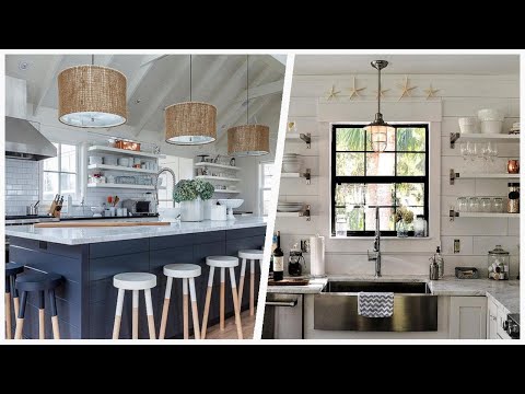 75 Beautiful Beach Style Kitchen Design Ideas | Houzz 😊