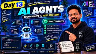Full How AI Agents Actually Work: Tool Calling & RAG Architecture (Day 13 GenAI Series) #aiagents #llm News
