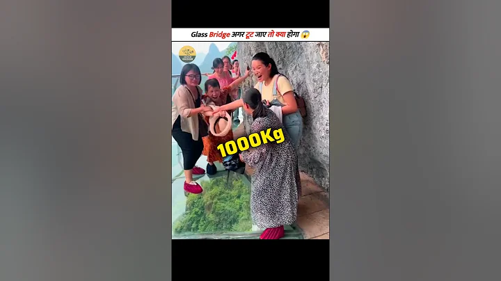 What happens if the glass bridge breaks? 😱 #shortsfeed #china #glassbridge