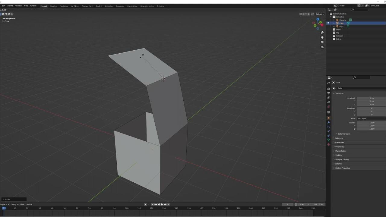 How to fold in Blender YouTube
