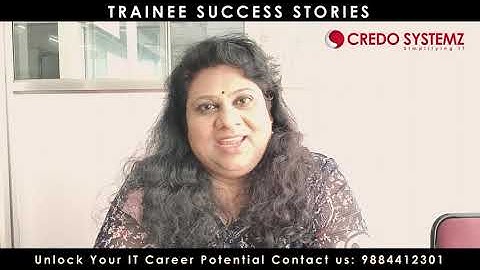 Angular Course Training in Chennai | Credo Systemz | Student Review & Feedback