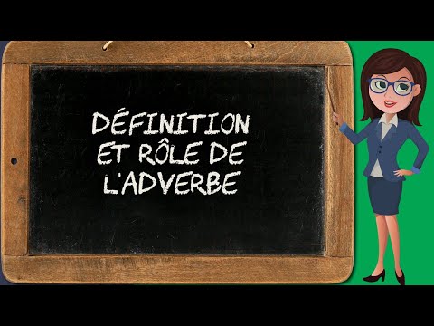 Adverbe 1 - définition et rôle