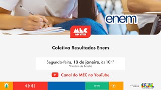 Thumbnail for #MECAoVivo | Coletiva Resultados Enem