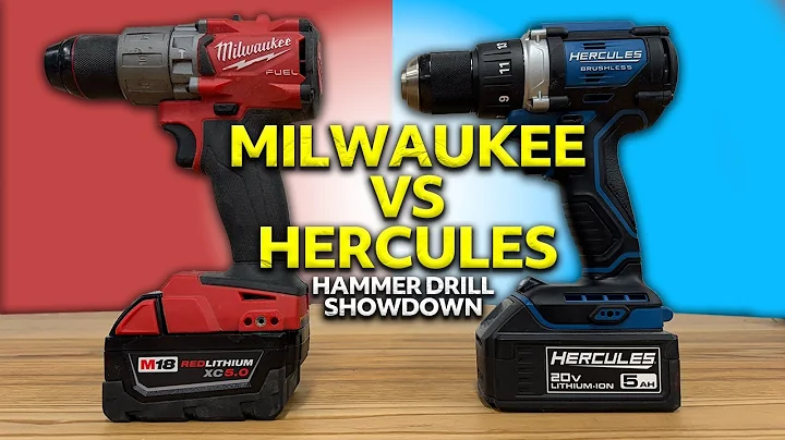 Can the Hercules 20V Drill Beat Milwaukee M18 Fuel Drill?