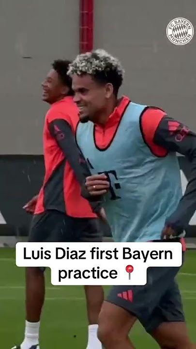 Lucho’s first Bayern training ❗️(via fcbayern/TT)