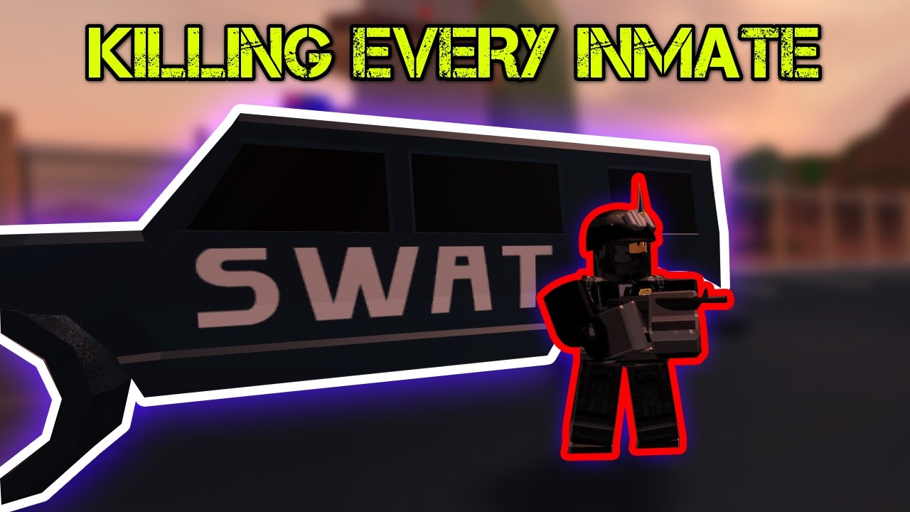 Crazy Swat Team Killer In Jailbreak Roblox Youtube - the swat team roblox