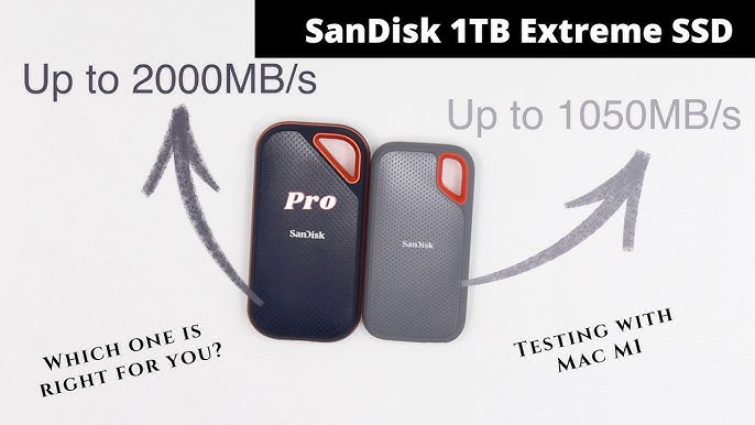 Promo : le SSD portable SanDisk Extreme 1 To à 115,17 € (-56 %) et le  Crucial X8 2 To à 135 €