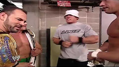 Eddie & Chavo Guerrero Backstage segments with John Cena SmackDown 26 December 2002