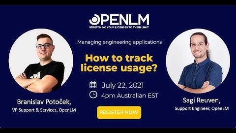 How to track license usage? Managing engineering applications