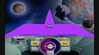 Gameplay: Skyroads (DOS) HD screenshot 4