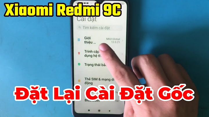 Khôi phục cài đặt gốc Redmi 9C