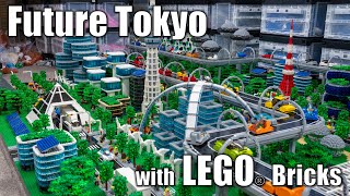 Future Tokyo made with LEGO Bricks