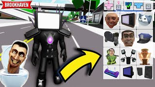 HOW TO TURN INTO Skibidi Toilet Part 2 in Roblox Brookhaven! * ID Codes