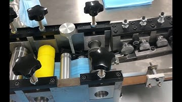 Semi automatic 3 ply nonwoven fabric disposable face mask making machine