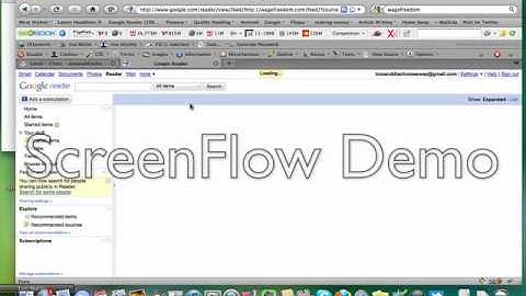 Tutorial: Setting up an RSS Feed using Google Reader