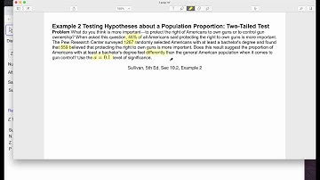 Use GeoGebra to complete a hypothesis test for 1 population proportion