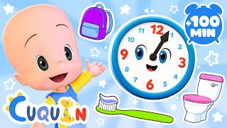 cuquin s morning routine checklist educational cartoons